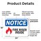 Signmission Fire Riser Inside OSHA Notice Sign, Plastic, 24in W x 18in L, 2PK OS-2PACK-NS-P-1824-L-12649 - alternate 4